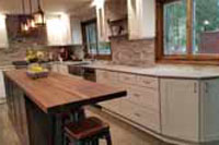 Prefinished Sappy Walnut Butcher Block Countertop