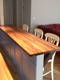 Prefinished Walnut Butcher Block Countertop