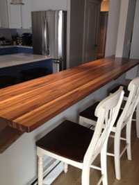 Prefinished Walnut Butcher Block Countertop