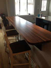 Prefinished Walnut Butcher Block Countertop