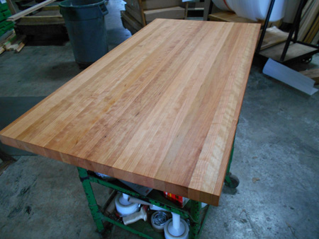 Poplar countertop