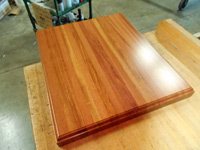 Prefinished Brazilian Cherry Butcher Block Countertop