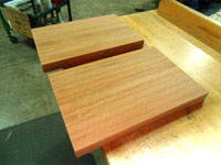 Prefinished Brazilian Cherry Butcher Block Countertop