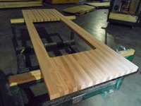 Brazilian Cherry & Mahogany Butcher Block Countertop