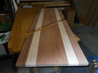 Brazilian Cherry Maple Plank Countertop