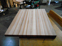 Hickory Butcher Block Countertop