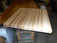 Hickory Butcher Block Countertop