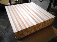 Hickory Butcher Block Countertop