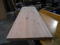 Knotty Alder Plank Countertop