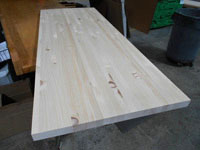 Knotty Pine Butcher Block Countertop