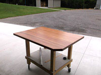 Prefinished Brazilian Cherry Butcher Block Countertop