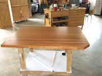 Prefinished Brazilian Cherry Butcher Block Countertop