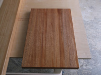 Prefinished Brazilian Cherry Butcher Block Countertop