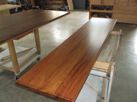 Prefinished Brazilian Cherry Plank Countertop