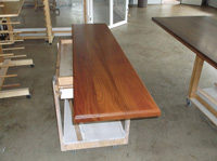 Prefinished Brazilian Cherry Plank Countertop