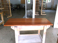 Prefinished Brazilian Cherry Plank Countertop