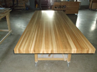 Prefinished Hickory Butcher Block Countertop