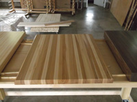 Prefinished Hickory Butcher Block Countertop