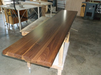 Prefinished Walnut Plank Countertop