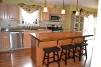 Red Oak Butcher Block countertop