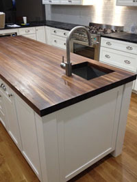 Walnut Butcher Block Countertop