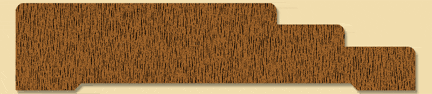Wood Casing Moulding 105, 3/4" x 3-1/2"