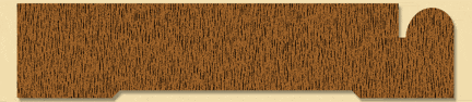 Wood Casing Moulding 1111, 3/4" x 3-1/2"