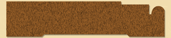 Wood Casing Moulding 1112, 1" x 4-1/2"