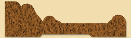 Wood Casing Moulding 1119, 1" x 3-1/2" Wood Casing Moulding 1119, 1" x 3-1/2"
