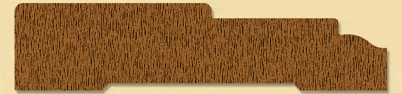 Wood Casing Moulding 114, 3/4" x 3-1/4"