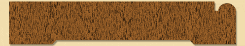 Wood Casing Moulding 117, 3/4" x 4"