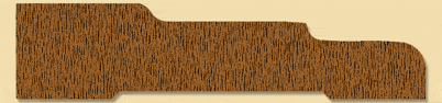 Wood Casing Moulding 152, 3/4" x 3-1/4"