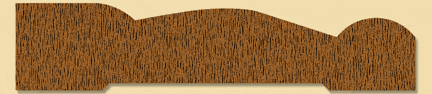 Wood Casing Moulding 199, 3/4" x 3-1/2"