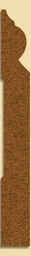 Wood Baseboard Moulding 210, 5/8" x 5-1/4"