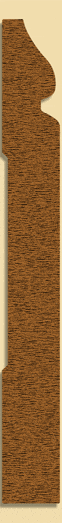 Wood Baseboard Moulding 215, 5/8" x 5-1/2"