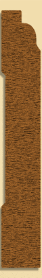 Wood Baseboard Moulding 219, 5/8" x 4-1/4"