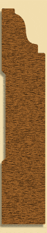 Wood Baseboard Moulding 220, 11/16" x 3-1/2"