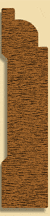 Wood Baseboard Moulding 231, 1/2" x 2-1/4"