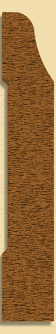 Wood Baseboard Moulding 232, 9/16" x 3-1/2"