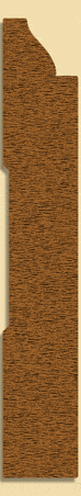 Wood Baseboard Moulding 236, 3/4" x 4-3/4"