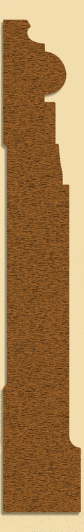 Wood Baseboard Moulding 238, 1-1/4" x 8"