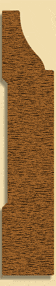 Wood Baseboard Moulding 250, 9/16" x 3"