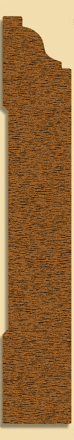 Wood Baseboard Moulding 263, 3/4" x 4-5/8"