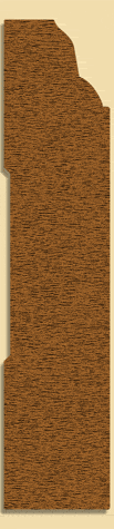 Wood Baseboard Moulding 276, 1-1/16" x 5"