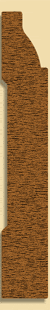 Wood Baseboard Moulding 281, 1/2" x 3-1/4"