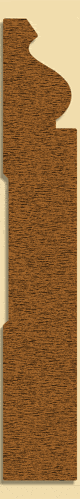 Wood Baseboard Moulding 296, 13/16" x 5-1/4"