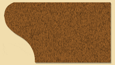 Wood Window Sill Moulding 505, 1-11/16" x 3"