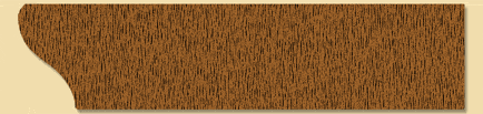 Wood Window Sill Moulding 511, 13/16" x 3-1/2"