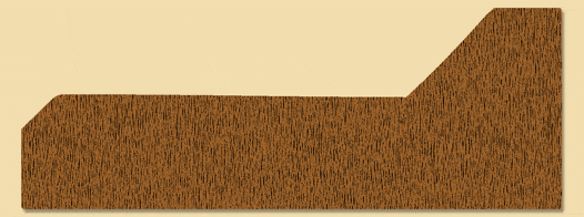 Wood Plinth Block Moulding 702, 1-9/16" x 4-1/4"