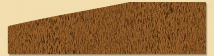 Wood Plinth Block Moulding 703, 7/8" x 3-7/16"